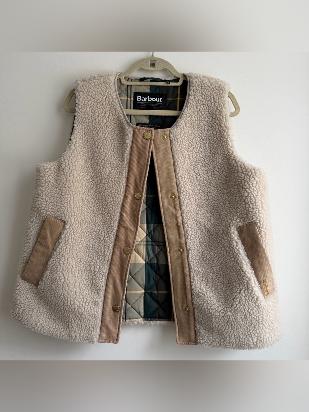 Barbour Women’s Dulsie Sherpa Liner Vest (NWOT)